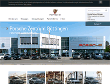 Tablet Screenshot of porsche-goettingen.de